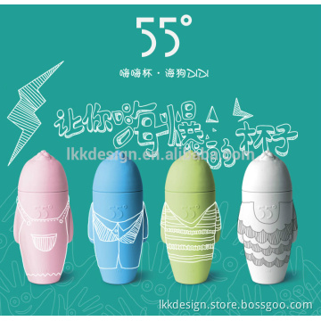 FDA Approved LKK Original Design BPA Free Natural Touch Silicone PP Bottle Cooling Hot Water Rapidly